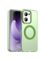 Предпазен гръб съвместим с MagSafe за Oppo Reno13 F - зелен