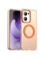 Предпазен гръб съвместим с MagSafe за Oppo Reno13 F - оранжев
