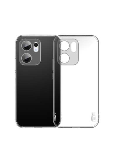 Предпазен устойчив на надраскване гръб за Oppo Reno13 F - прозрачен