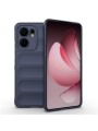 Противоплъзгащ предпазен гръб за Oppo Reno13 F - син
