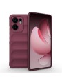 Противоплъзгащ предпазен гръб за Oppo Reno13 F - червен