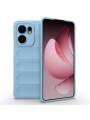 Противоплъзгащ предпазен гръб за Oppo Reno13 F - син