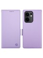 Калъф от еко кожа тип портмоне за Oppo Reno13 F - лилав