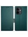 Калъф от еко кожа тип портмоне за Oppo Reno13 F - зелен