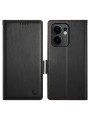 Калъф от еко кожа тип портмоне за Oppo Reno13 F - черен