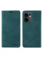 Калъф от еко кожа тип портмоне с RFID  блокираща технология за Oppo Reno13 F - зелен