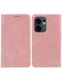 Калъф от еко кожа тип портмоне за Oppo Reno13 F - розов