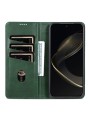 Калъф от еко кожа тип портмоне за Oppo Reno13 F - зелен
