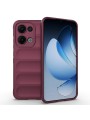 Противоплъзгащ предпазен гръб за Oppo Reno13 - червен