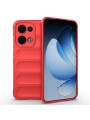 Противоплъзгащ предпазен гръб за Oppo Reno13 - червен