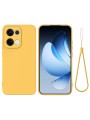 Предпазен удароустойчив силиконов гръб за Oppo Reno13 - жълт