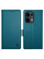 Калъф от еко кожа тип портмоне за Oppo Reno13 - син