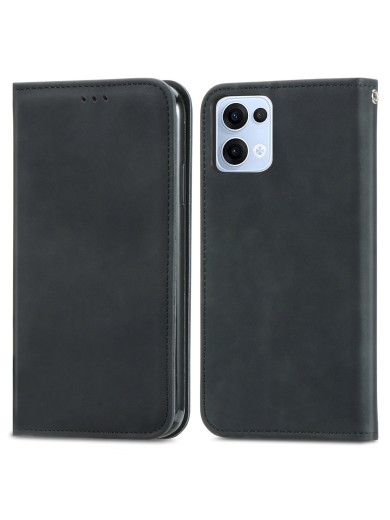 Калъф от еко кожа тип портмоне за Oppo Reno13 - черен Калъф от еко кожа тип портмоне за Oppo Reno13 - черен