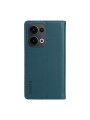 Калъф за телефон от еко кожа тип портмоне за Oppo Reno13 - зелен