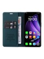 Калъф за телефон от еко кожа тип портмоне за Oppo Reno13 - зелен