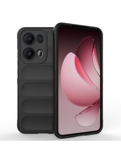 Противоплъзгащ предпазен гръб за Oppo Reno13 Pro - черен Противоплъзгащ предпазен гръб за Oppo Reno13 Pro - черен