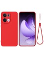 Предпазен удароустойчив силиконов гръб за Oppo Reno13 Pro - червен