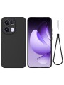 Предпазен удароустойчив силиконов гръб за Oppo Reno13 Pro - черен