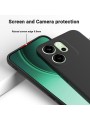 Предпазен устойчив на надраскване силиконов гръб с каишка за Oppo Reno14 F - черен