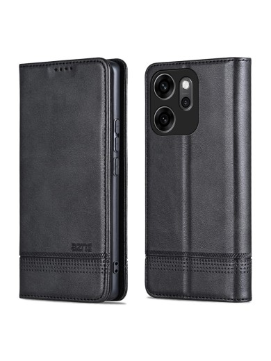 Калъф от еко кожа тип портмоне за Oppo Reno14 F - черен Калъф от еко кожа тип портмоне за Oppo Reno14 F - черен