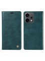 Калъф от еко кожа тип портмоне за Oppo Reno14 F - син