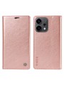 Калъф от еко кожа тип портмоне за Oppo Reno14 F - розов