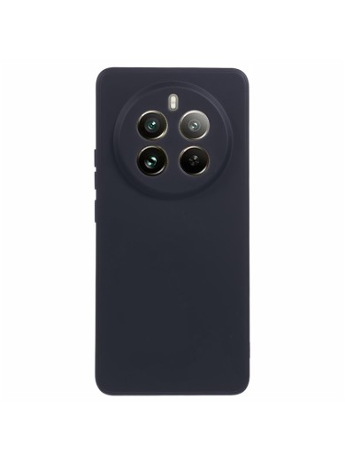 Устойчив на надраскаване предпазен гръб за Realme 12 Pro - черен