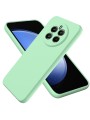 Предпазен удароустойчив силиконов гръб с каишка за Realme 12 Pro - зелен