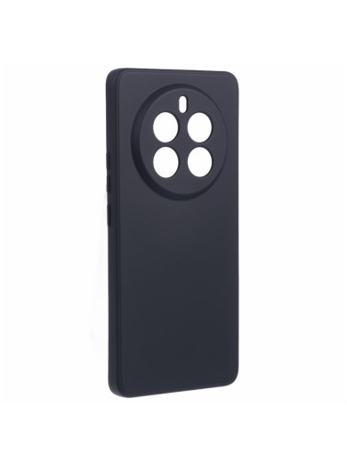 Устойчив на надраскаване предпазен гръб за Realme 12 Pro - черен