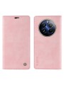 Калъф от еко кожа тип портмоне за Realme 12 Pro - розов