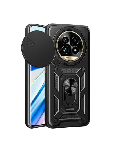 Удароустойчив предпазен гръб за Realme 13 Pro+ - черен Удароустойчив предпазен гръб за Realme 13 Pro+ - черен