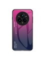 Предпазен гръб от закалено стъкло за Realme 14 Pro+ - лилав и син