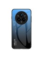 Предпазен гръб от закалено стъкло за Realme 14 Pro+ - син и черен