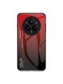 Предпазен гръб от закалено стъкло за Realme 14 Pro+ - червен и черен