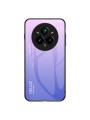 Предпазен гръб от закалено стъкло за Realme 14 Pro+ - розов и лилав