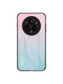 Предпазен гръб от закалено стъкло за Realme 14 Pro+ - розов и син