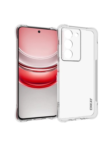 Предпазен противоплъзгащ се гръб за Realme 14x - прозрачен Предпазен противоплъзгащ се гръб за Realme 14x - прозрачен