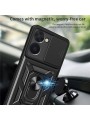 Удароустойчив предпазен гръб за Realme C33 - черен