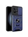 Удароустойчив предпазен гръб за Realme C51 - син