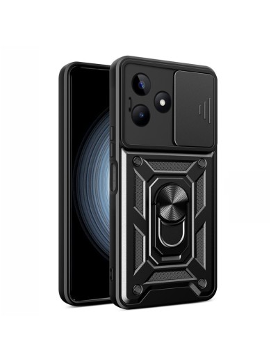 Удароустойчив предпазен гръб за Realme C53 - черен