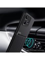 Гръб с покритие от еко кожа за Realme C53 - червен