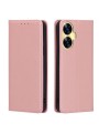Калъф от еко кожа тип портмоне за Realme C55 - розово злато