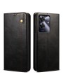 Калъф от еко кожа тип портмоне за Realme C61 - черен