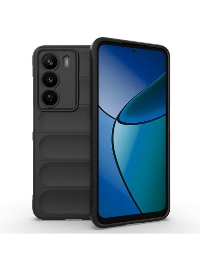 Противоплъзгащ предпазен гръб за Realme C73 - черен