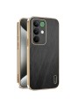Предпазен удароустойчив гръб с галванизирана рамка за Realme C85 Pro - черен