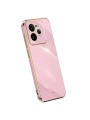 Предпазен удароустойчив гръб с галванизирана рамка за Realme GT 7 Pro - лилав