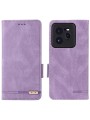 Предпазен калъф от еко кожа за Realme GT 7 Pro - лилав