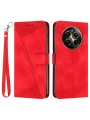 Калъф от еко кожа, тип портмоне за Realme Narzo 70 - червен
