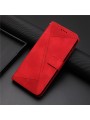 Калъф от еко кожа, тип портмоне за Realme Narzo 70 - червен