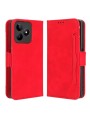 Калъф от еко кожа тип портмоне за Realme Narzo N53 - червен